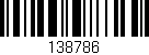 Código de barras (EAN, GTIN, SKU, ISBN): '138786'