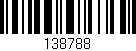 Código de barras (EAN, GTIN, SKU, ISBN): '138788'