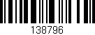 Código de barras (EAN, GTIN, SKU, ISBN): '138796'