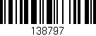 Código de barras (EAN, GTIN, SKU, ISBN): '138797'