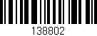 Código de barras (EAN, GTIN, SKU, ISBN): '138802'