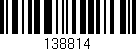 Código de barras (EAN, GTIN, SKU, ISBN): '138814'