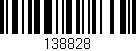 Código de barras (EAN, GTIN, SKU, ISBN): '138828'