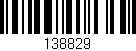 Código de barras (EAN, GTIN, SKU, ISBN): '138829'