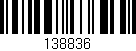 Código de barras (EAN, GTIN, SKU, ISBN): '138836'