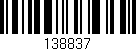 Código de barras (EAN, GTIN, SKU, ISBN): '138837'