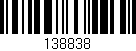 Código de barras (EAN, GTIN, SKU, ISBN): '138838'