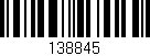 Código de barras (EAN, GTIN, SKU, ISBN): '138845'