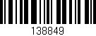 Código de barras (EAN, GTIN, SKU, ISBN): '138849'