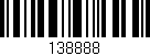 Código de barras (EAN, GTIN, SKU, ISBN): '138888'