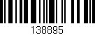 Código de barras (EAN, GTIN, SKU, ISBN): '138895'
