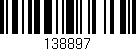 Código de barras (EAN, GTIN, SKU, ISBN): '138897'