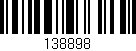 Código de barras (EAN, GTIN, SKU, ISBN): '138898'