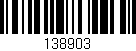 Código de barras (EAN, GTIN, SKU, ISBN): '138903'