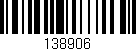 Código de barras (EAN, GTIN, SKU, ISBN): '138906'