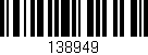 Código de barras (EAN, GTIN, SKU, ISBN): '138949'
