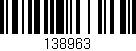 Código de barras (EAN, GTIN, SKU, ISBN): '138963'