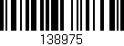 Código de barras (EAN, GTIN, SKU, ISBN): '138975'