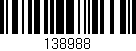 Código de barras (EAN, GTIN, SKU, ISBN): '138988'
