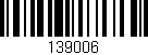 Código de barras (EAN, GTIN, SKU, ISBN): '139006'