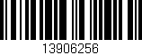 Código de barras (EAN, GTIN, SKU, ISBN): '13906256'