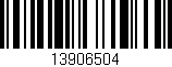 Código de barras (EAN, GTIN, SKU, ISBN): '13906504'