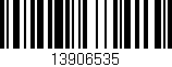 Código de barras (EAN, GTIN, SKU, ISBN): '13906535'
