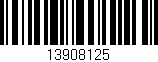 Código de barras (EAN, GTIN, SKU, ISBN): '13908125'