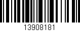 Código de barras (EAN, GTIN, SKU, ISBN): '13908181'