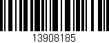 Código de barras (EAN, GTIN, SKU, ISBN): '13908185'