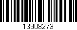 Código de barras (EAN, GTIN, SKU, ISBN): '13908273'