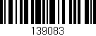 Código de barras (EAN, GTIN, SKU, ISBN): '139083'