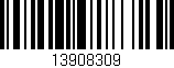 Código de barras (EAN, GTIN, SKU, ISBN): '13908309'