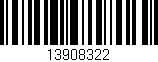 Código de barras (EAN, GTIN, SKU, ISBN): '13908322'