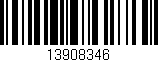 Código de barras (EAN, GTIN, SKU, ISBN): '13908346'