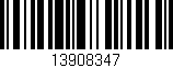 Código de barras (EAN, GTIN, SKU, ISBN): '13908347'