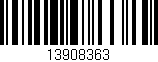 Código de barras (EAN, GTIN, SKU, ISBN): '13908363'