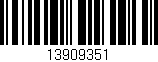 Código de barras (EAN, GTIN, SKU, ISBN): '13909351'
