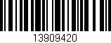 Código de barras (EAN, GTIN, SKU, ISBN): '13909420'