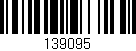 Código de barras (EAN, GTIN, SKU, ISBN): '139095'