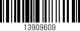 Código de barras (EAN, GTIN, SKU, ISBN): '13909609'