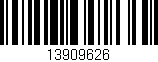 Código de barras (EAN, GTIN, SKU, ISBN): '13909626'