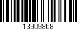 Código de barras (EAN, GTIN, SKU, ISBN): '13909868'