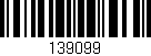 Código de barras (EAN, GTIN, SKU, ISBN): '139099'