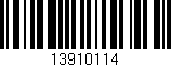 Código de barras (EAN, GTIN, SKU, ISBN): '13910114'