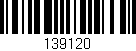 Código de barras (EAN, GTIN, SKU, ISBN): '139120'