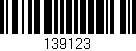 Código de barras (EAN, GTIN, SKU, ISBN): '139123'