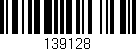 Código de barras (EAN, GTIN, SKU, ISBN): '139128'