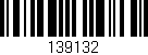Código de barras (EAN, GTIN, SKU, ISBN): '139132'