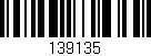 Código de barras (EAN, GTIN, SKU, ISBN): '139135'